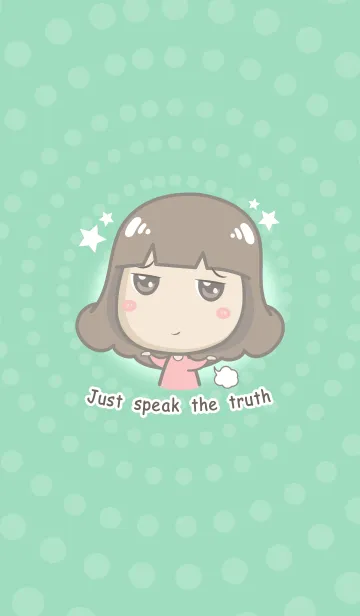 [LINE着せ替え] Just speak the truth+の画像1