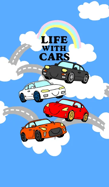 [LINE着せ替え] Life with cars (silver)の画像1