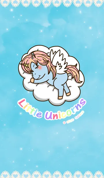 [LINE着せ替え] Little Unicorn 2の画像1