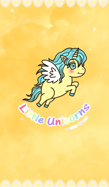 [LINE着せ替え] Little Unicorn 3の画像1