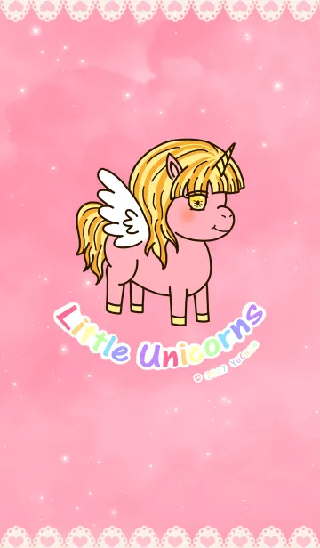 [LINE着せ替え] Little Unicorn 6の画像1