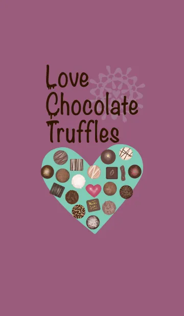 [LINE着せ替え] Love Chocolate Trufflesの画像1