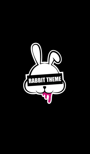 [LINE着せ替え] DARK RABBIT THEME.の画像1