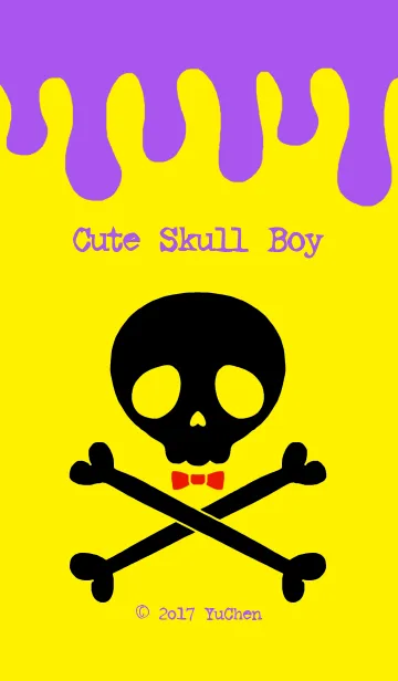 [LINE着せ替え] Cute Skull Boy 2の画像1