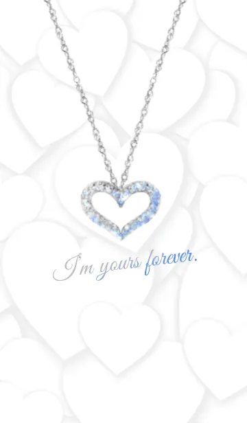 [LINE着せ替え] ♥ペア♥pair necklace blue Ver.の画像1