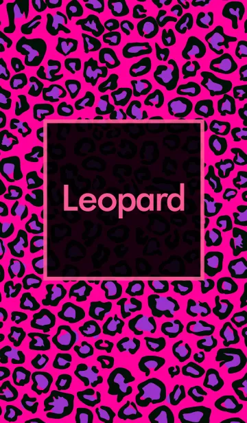 [LINE着せ替え] Leopard Vivid Pinkの画像1