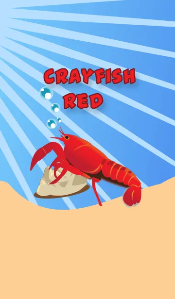 [LINE着せ替え] Crayfish Redの画像1