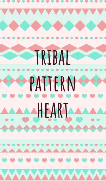 [LINE着せ替え] tribal pattern heartの画像1