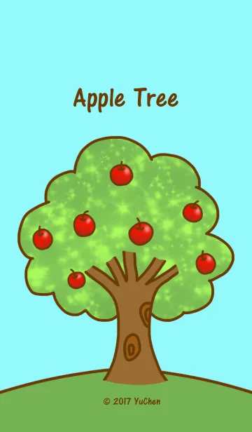 [LINE着せ替え] Apple Treeの画像1