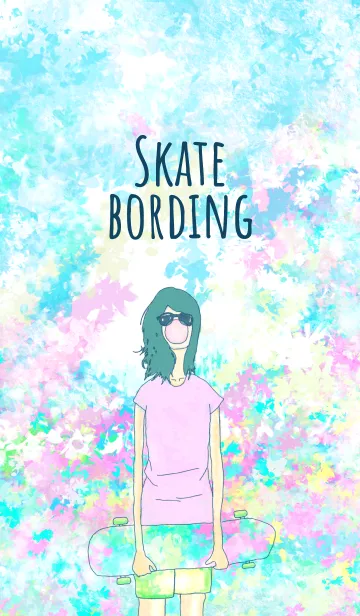 [LINE着せ替え] Skatebordingの画像1