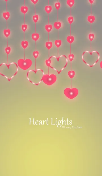 [LINE着せ替え] Heart Lightsの画像1