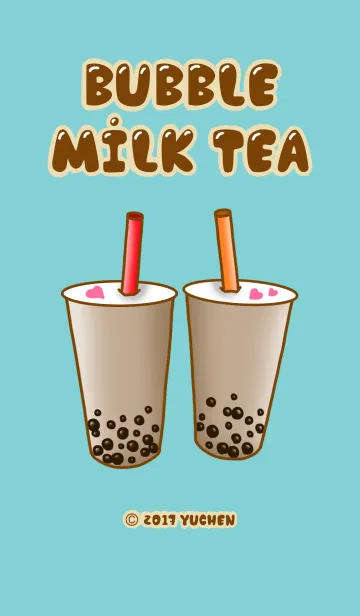 [LINE着せ替え] Bubble Milk Teaの画像1