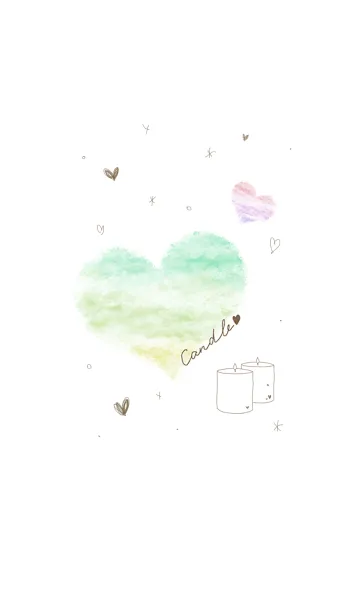 [LINE着せ替え] gradation candleの画像1