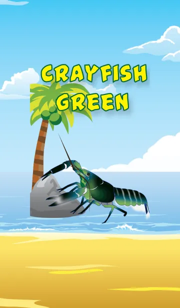 [LINE着せ替え] Crayfish Greenの画像1