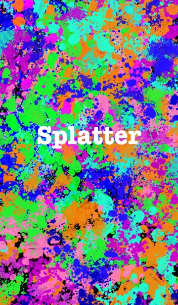 [LINE着せ替え] Splatter colorの画像1