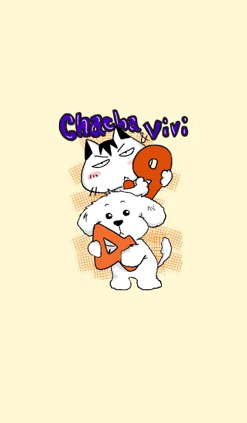 [LINE着せ替え] Chacha＆ViViの画像1