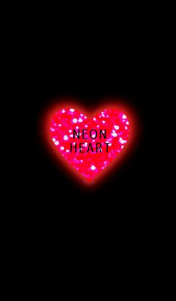 [LINE着せ替え] Neon Heart Theme.3の画像1