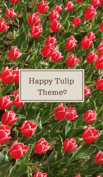 [LINE着せ替え] Happy Tulip Theme...♡の画像1