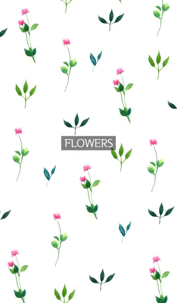 [LINE着せ替え] water color flowers_87の画像1