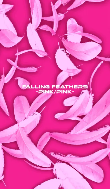 [LINE着せ替え] FALLING FEATHERS -PINK/PINK-の画像1