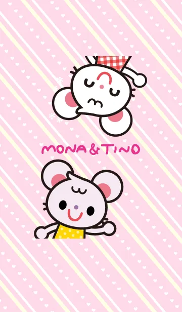 [LINE着せ替え] MONA ＆ TINOの画像1