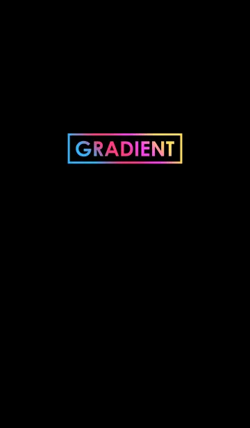 [LINE着せ替え] Gradient in Blackの画像1