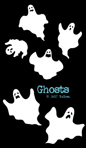 [LINE着せ替え] Ghostsの画像1