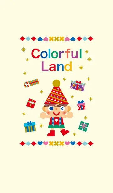 [LINE着せ替え] Colorful Landの画像1