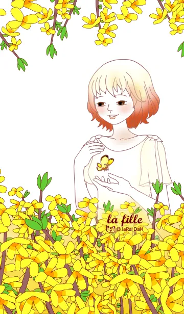 [LINE着せ替え] la filleの画像1