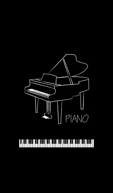 [LINE着せ替え] PIANO-LINE ART-の画像1