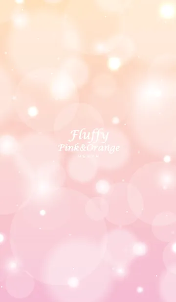 [LINE着せ替え] Fluffy Pink＆Orangeの画像1