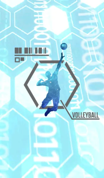 [LINE着せ替え] 電脳Volleyballの画像1