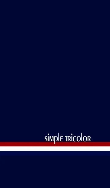 [LINE着せ替え] simple tricolorの画像1