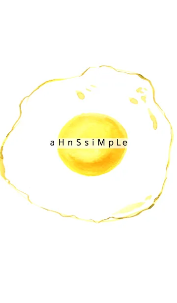 [LINE着せ替え] ahns simple_016_eggの画像1