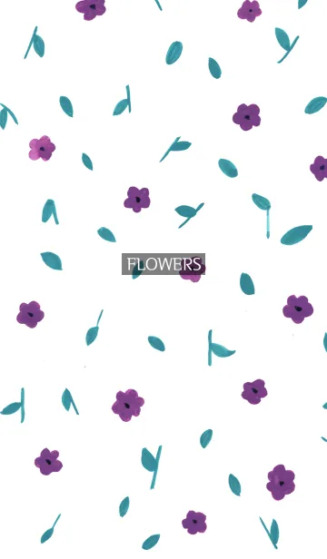 [LINE着せ替え] water color flowers_107の画像1