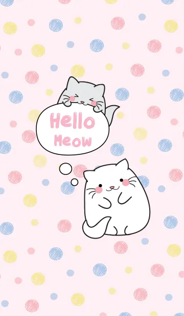 [LINE着せ替え] Hello meowの画像1