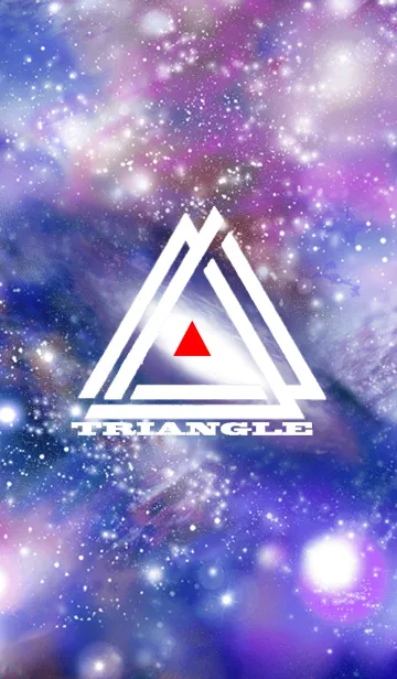 [LINE着せ替え] Triangle universe Blueの画像1