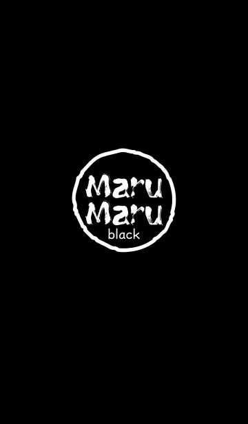 [LINE着せ替え] MaruMaru <black>の画像1