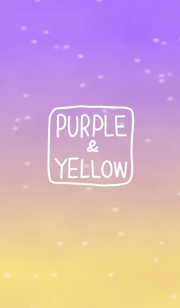 [LINE着せ替え] PURPLE ＆ YELLOWの画像1