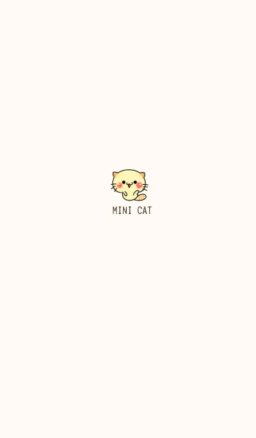 [LINE着せ替え] ミニ・ねこの画像1