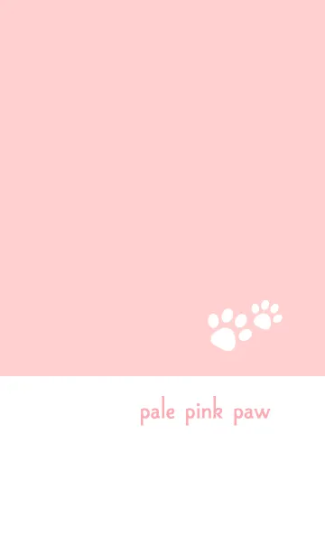 [LINE着せ替え] pale pink pawの画像1