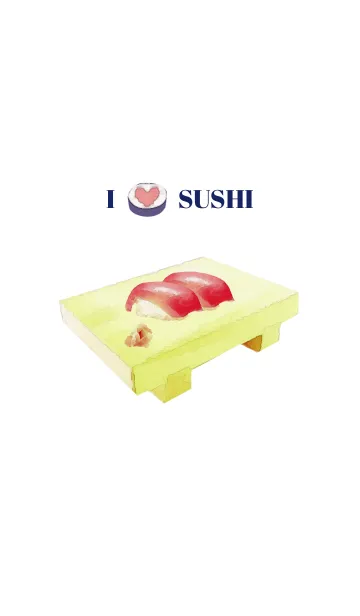 [LINE着せ替え] I ♥ SUSHIの画像1