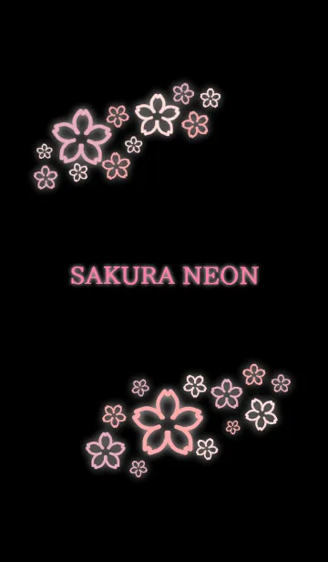 [LINE着せ替え] ＊SAKURA NEON＊の画像1