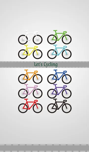 [LINE着せ替え] Let's Cycling！の画像1