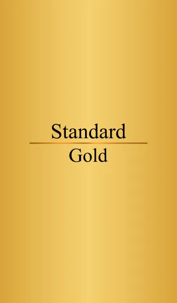 [LINE着せ替え] Standard Goldの画像1