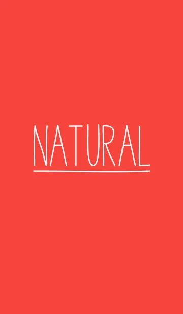 [LINE着せ替え] NATURAL redの画像1