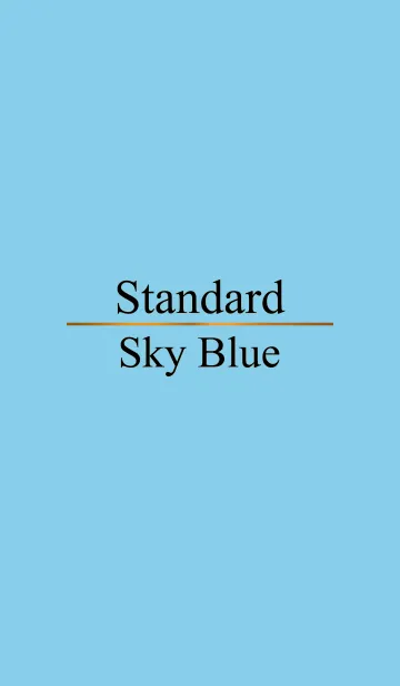 [LINE着せ替え] Standard Sky Blueの画像1