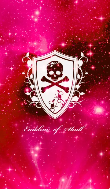 [LINE着せ替え] Emblem of Skull Redの画像1