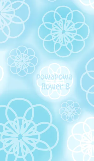 [LINE着せ替え] powapowa flower 8の画像1