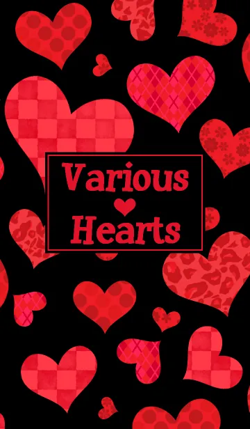 [LINE着せ替え] -Various Hearts-の画像1